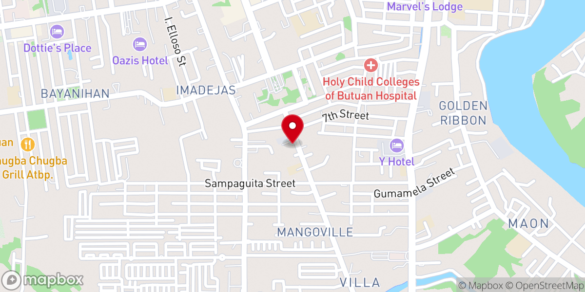 Map showing location of The Bible League - Butuan City