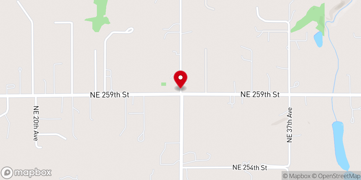 Map showing location of Pioneer Church