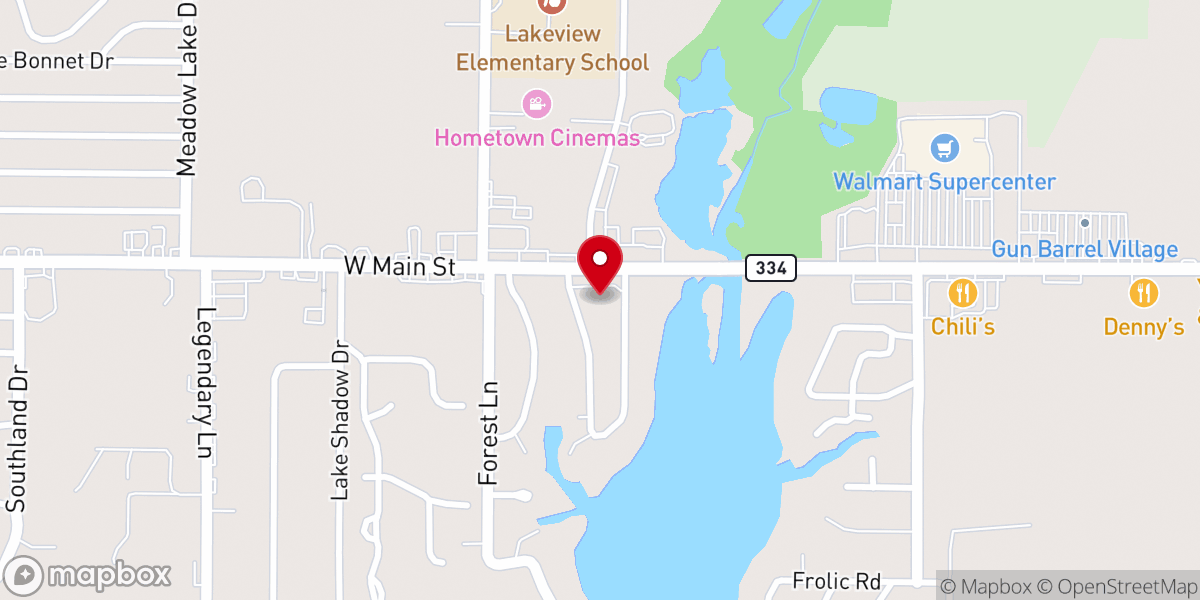 Map showing location of Main Street Pentecostal Church