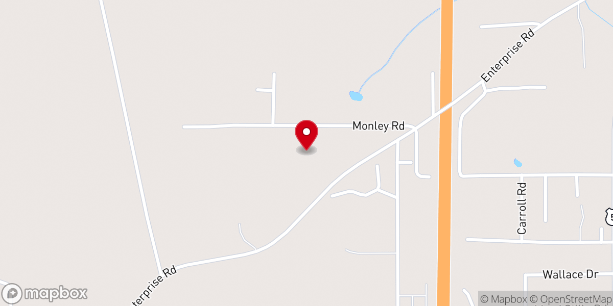 Map showing location of New Covenant Presbyterian Church, PCA
