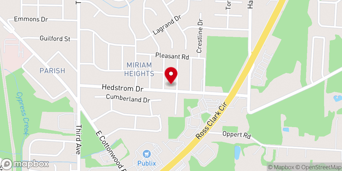 Map showing location of New Believers International Church