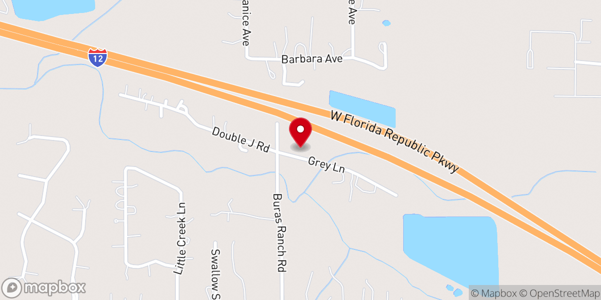Map showing location of Dove Park Church of God