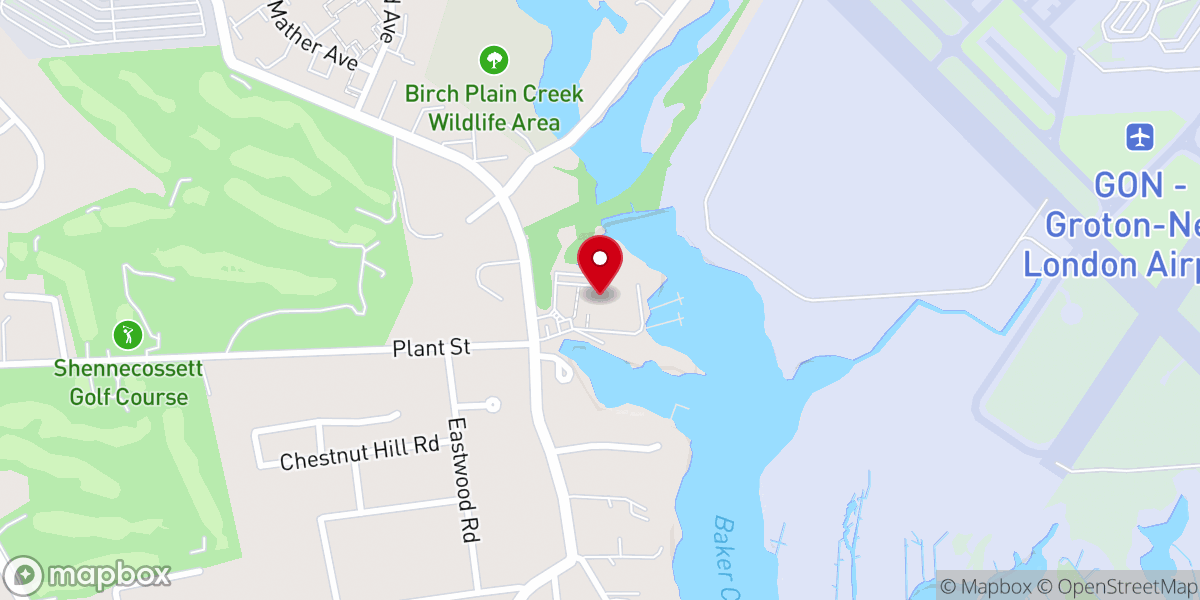 Map showing location of Elks Lodge 2163