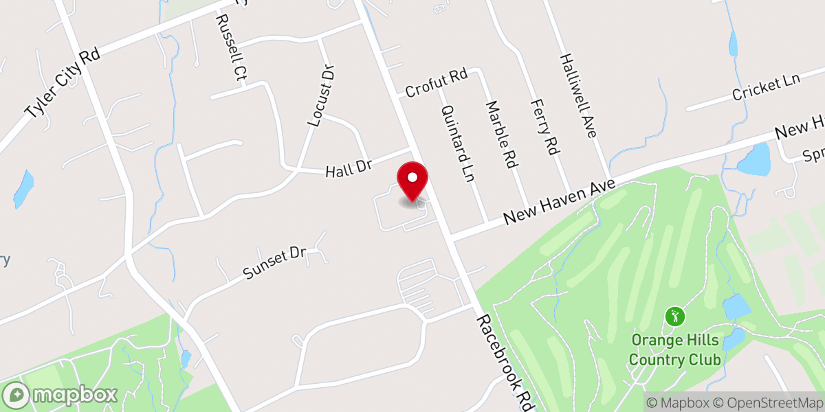 Map showing location of St. Barbara Greek Orthodox Church
