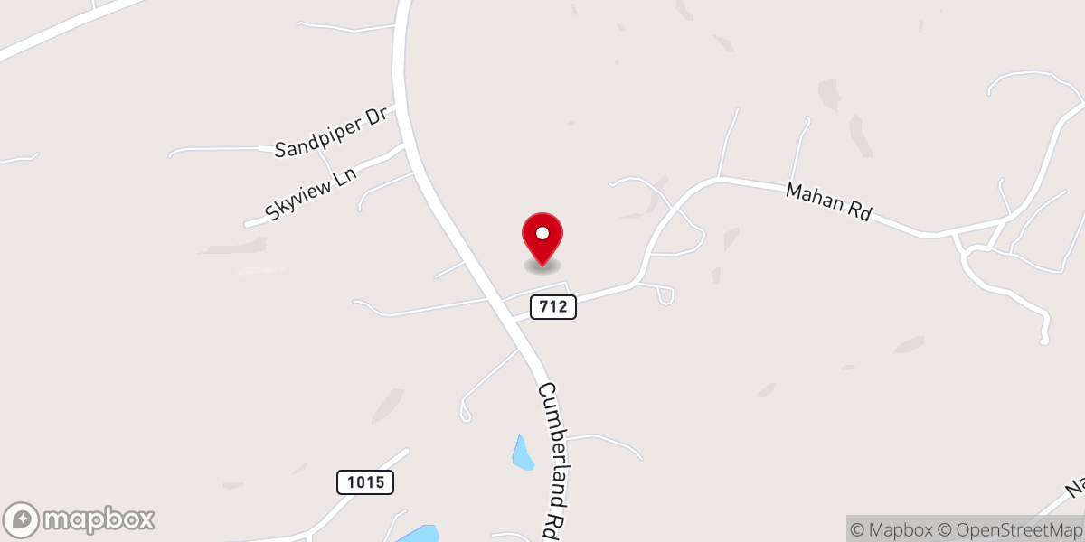Map showing location of New Life Assembly of God