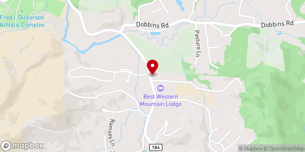 Map showing location of Banner Elk Seventh Day Adventist Church