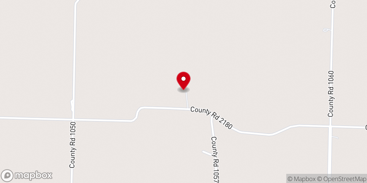 Map showing location of Mt. Olivet Southern Baptist Church