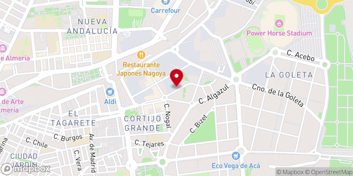 Map showing location of Iglesia de Dios Ministerial de Jesucristo Internacional - IDMJI - CGMJI -- ES - ALMERIA