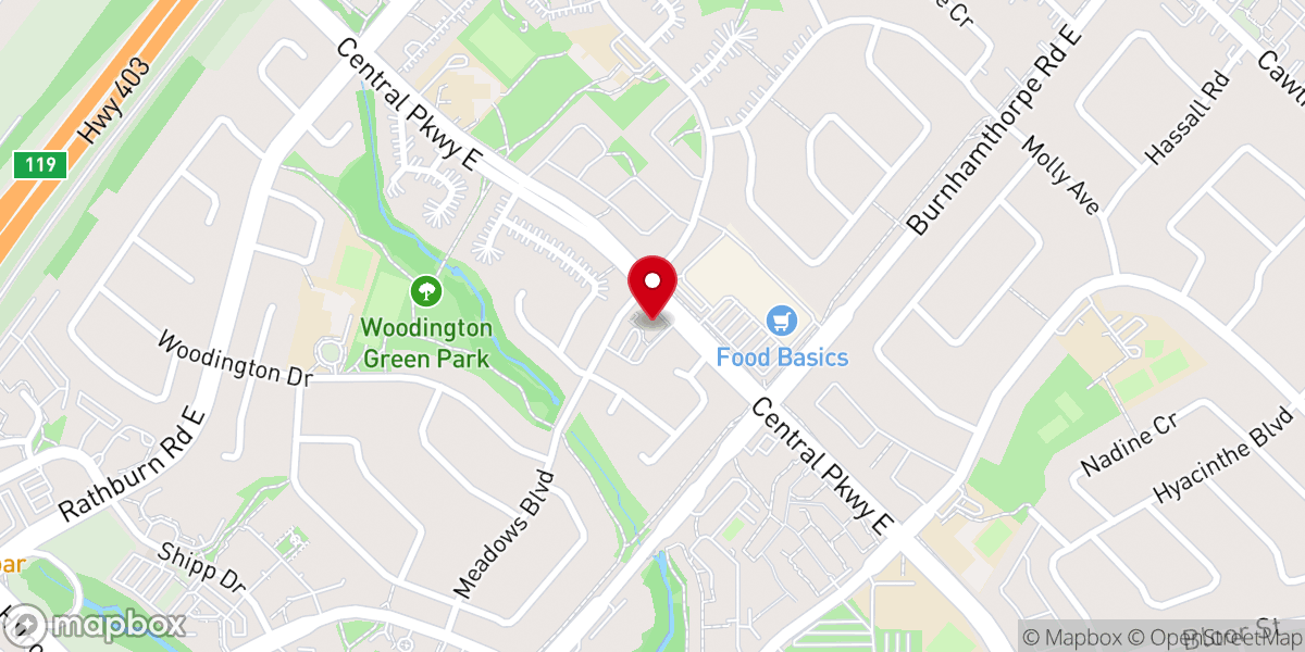 Map showing location of Saints Peter and Paul Parish