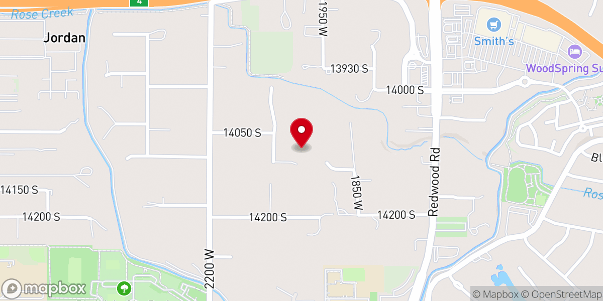 Map showing location of Foundation for Family Life of Utah