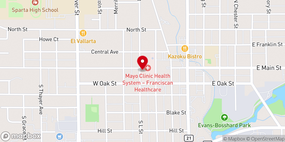 Map showing location of St Patrick's Catholic Church & School