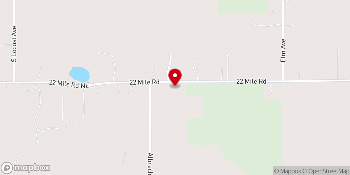 Map showing location of Pilots for Christ Michigan