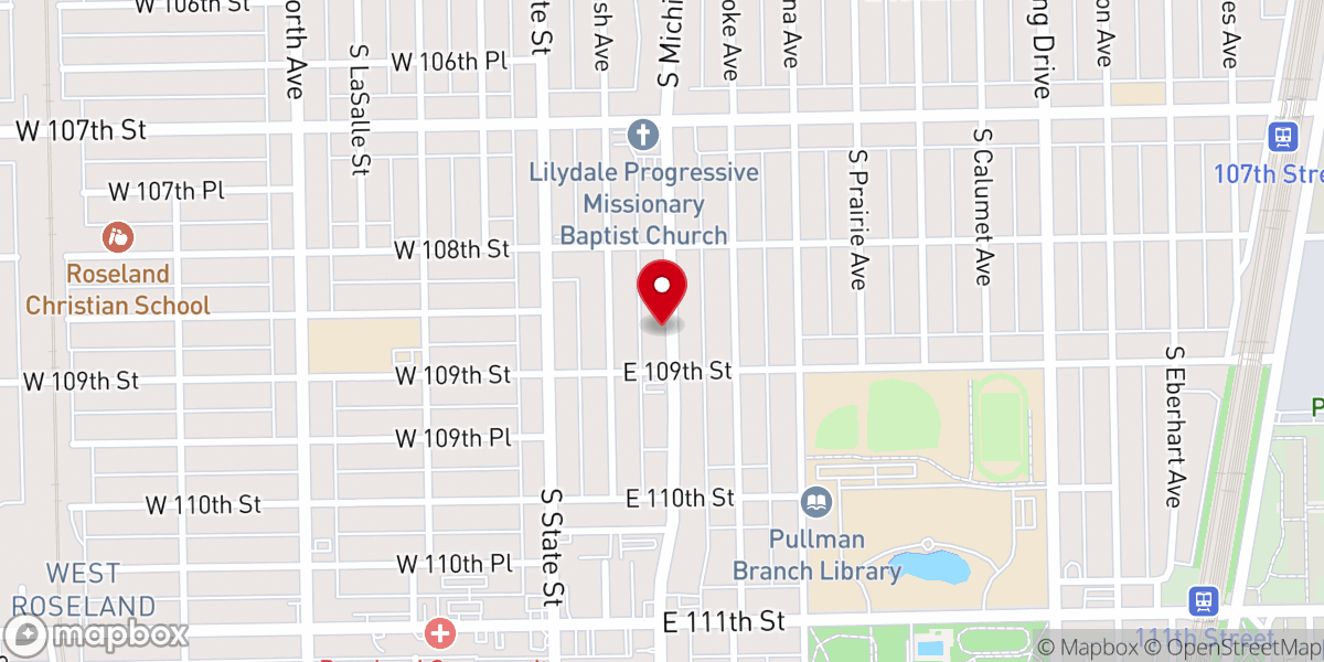 Map showing location of Saint Ephraim Coptic Church