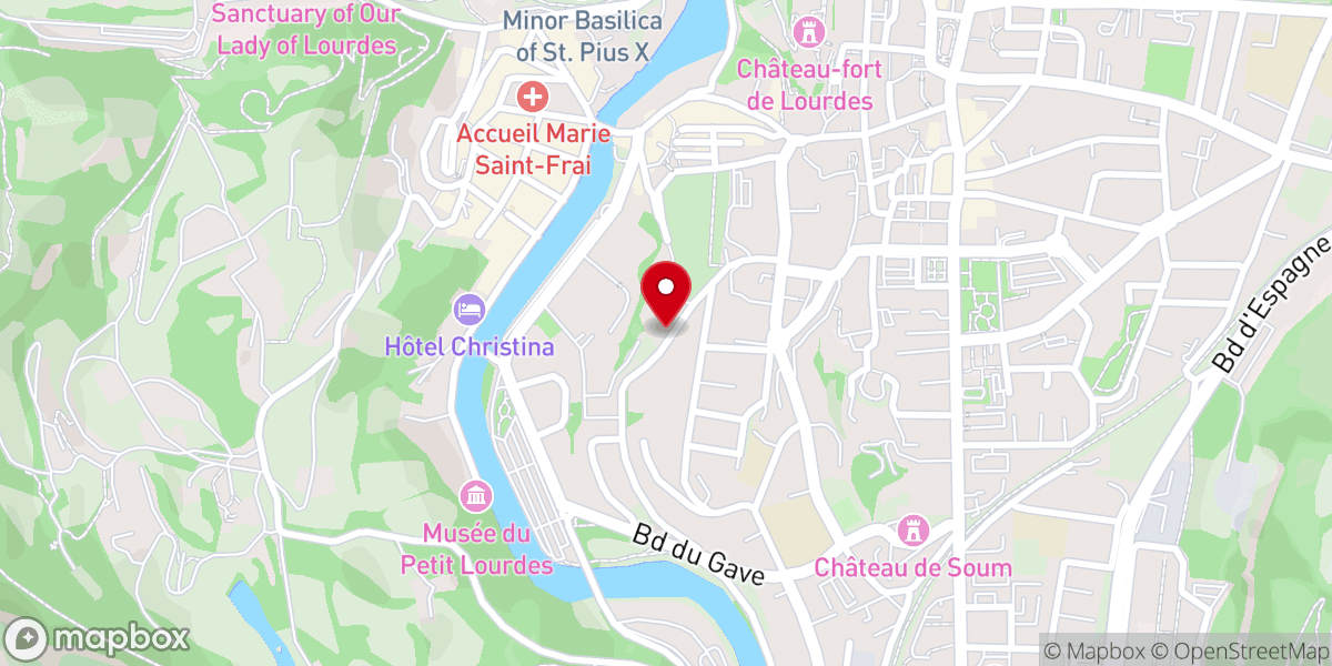 Map showing location of Paulhe Rene