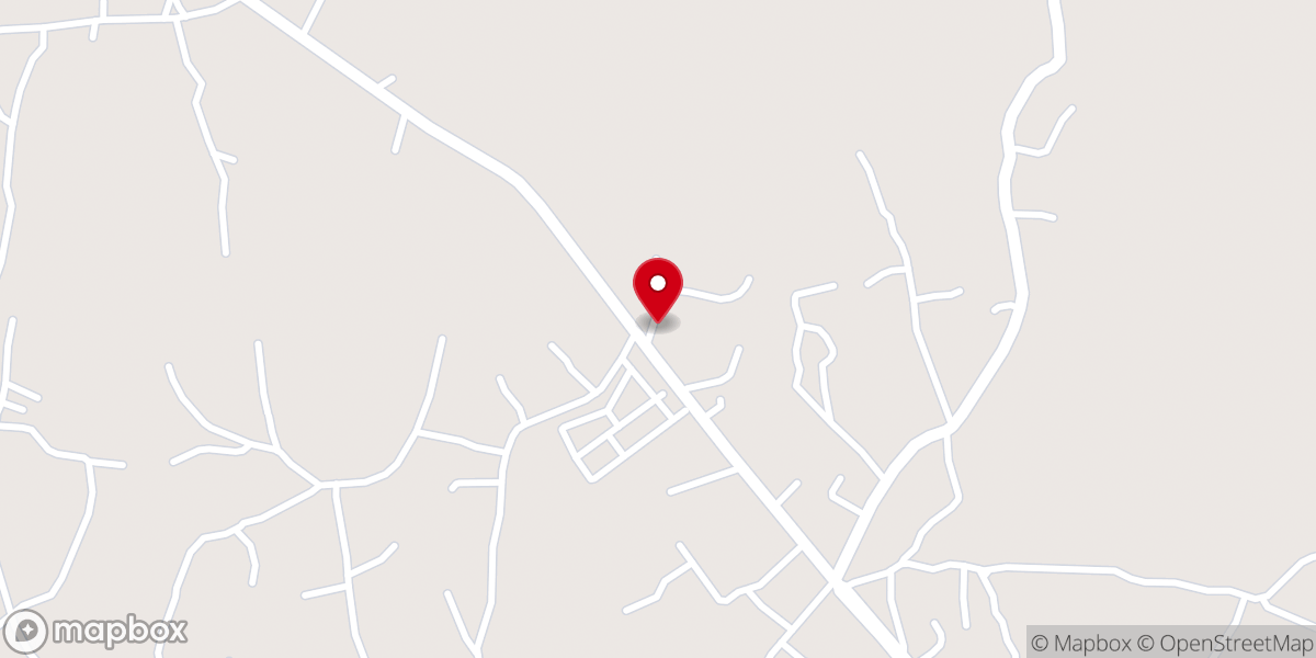 Map showing location of Assemblies of God Church
