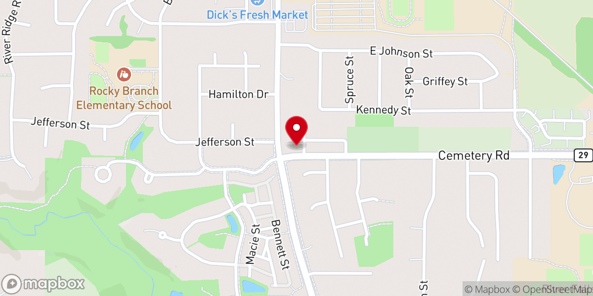 Map showing location of We Are Disciples