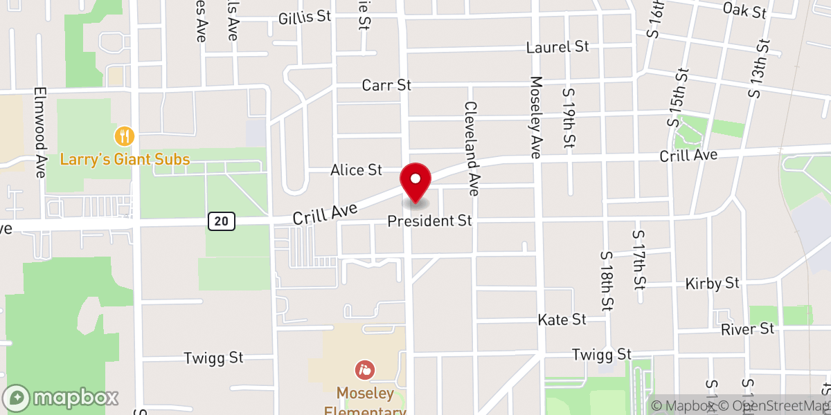 Map showing location of Victorious Faith IMPACT Ministries Church of God in Christ