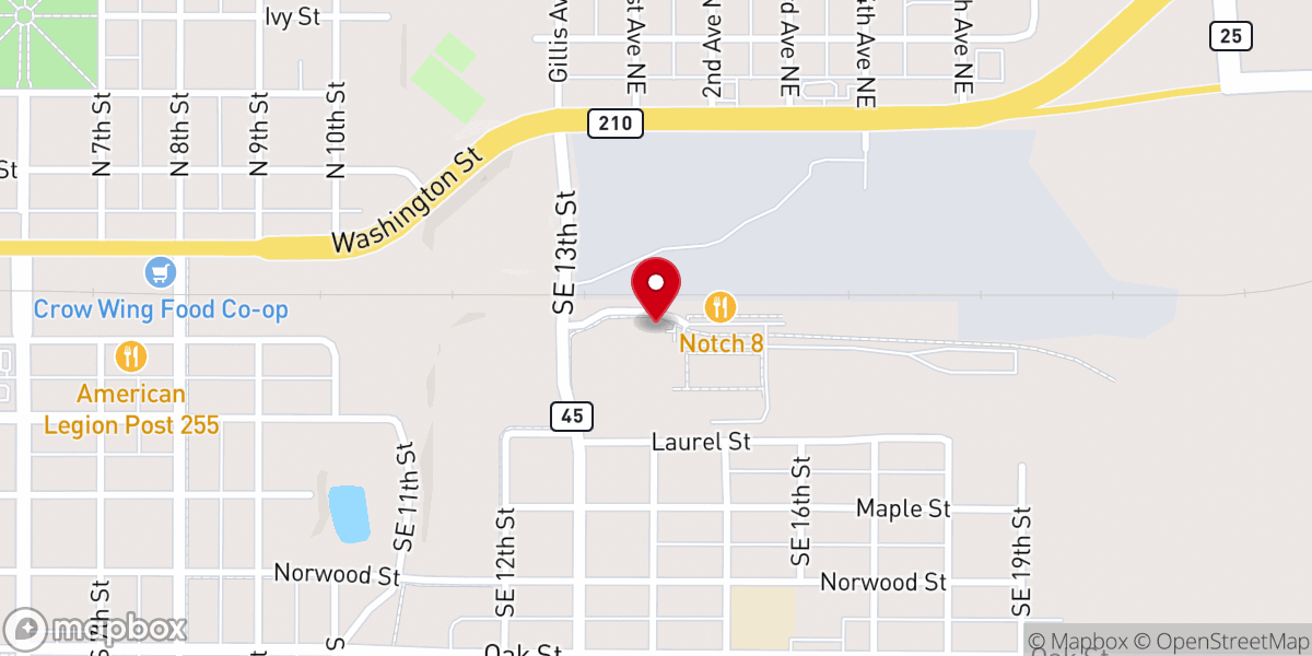 Map showing location of Risen Church