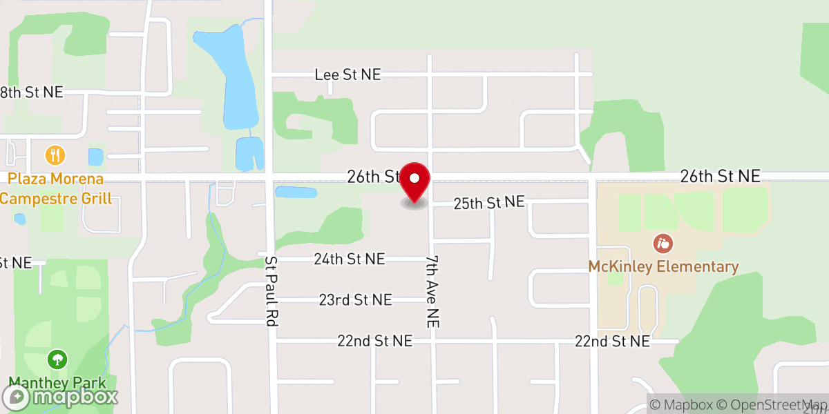 Map showing location of Good Shepherd Lutheran Preschool