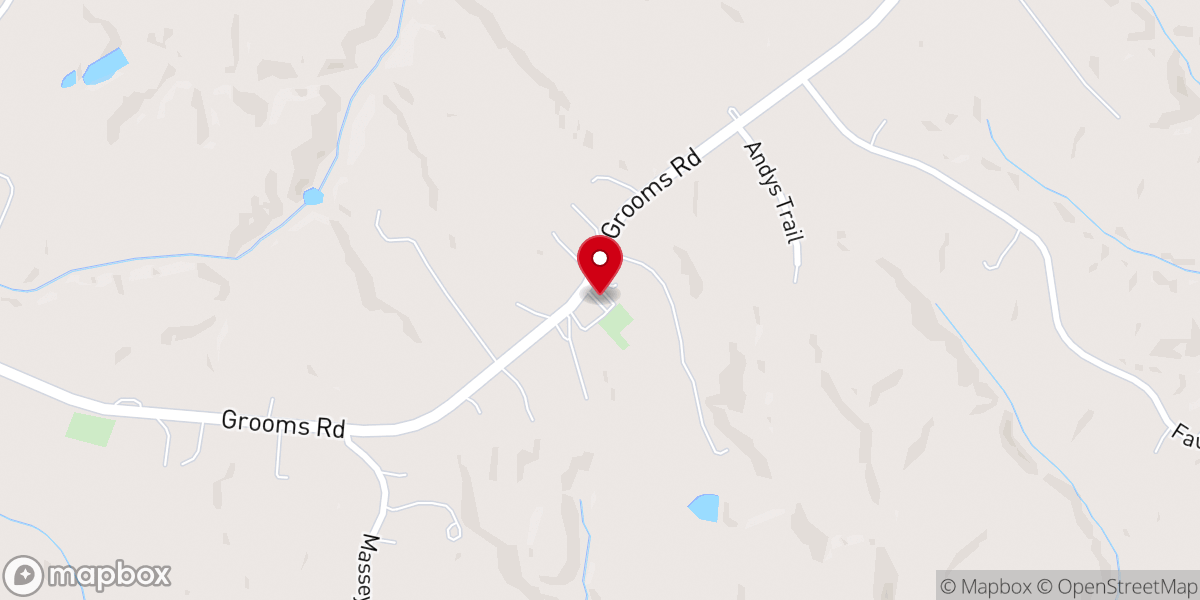 Map showing location of Grooms Chapel