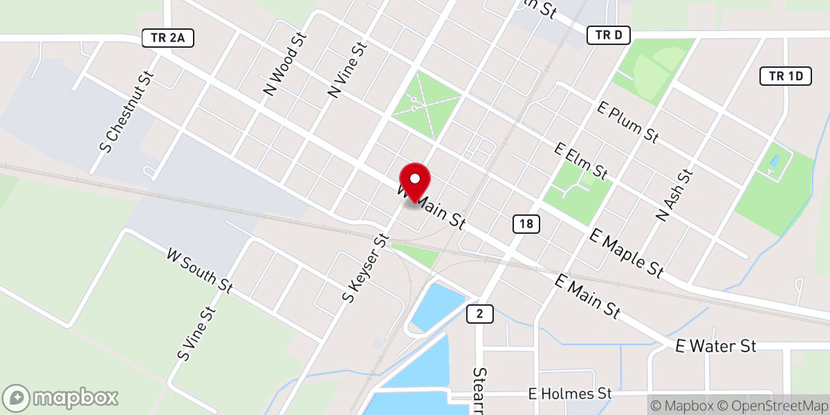 Map showing location of The Way Community Church
