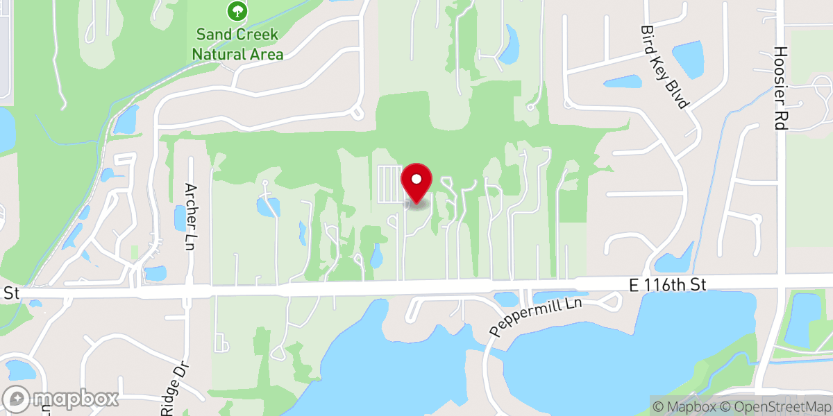 Map showing location of St. George Orthodox Christian Church