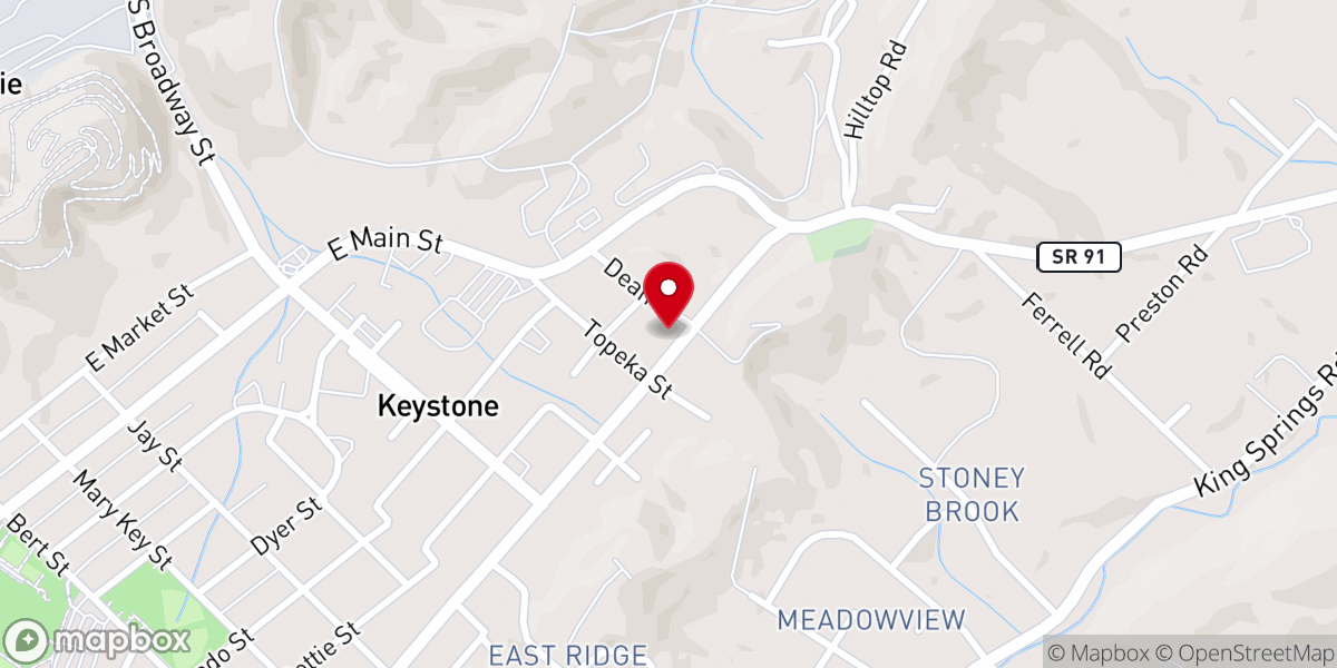 Map showing location of Clifton View Church