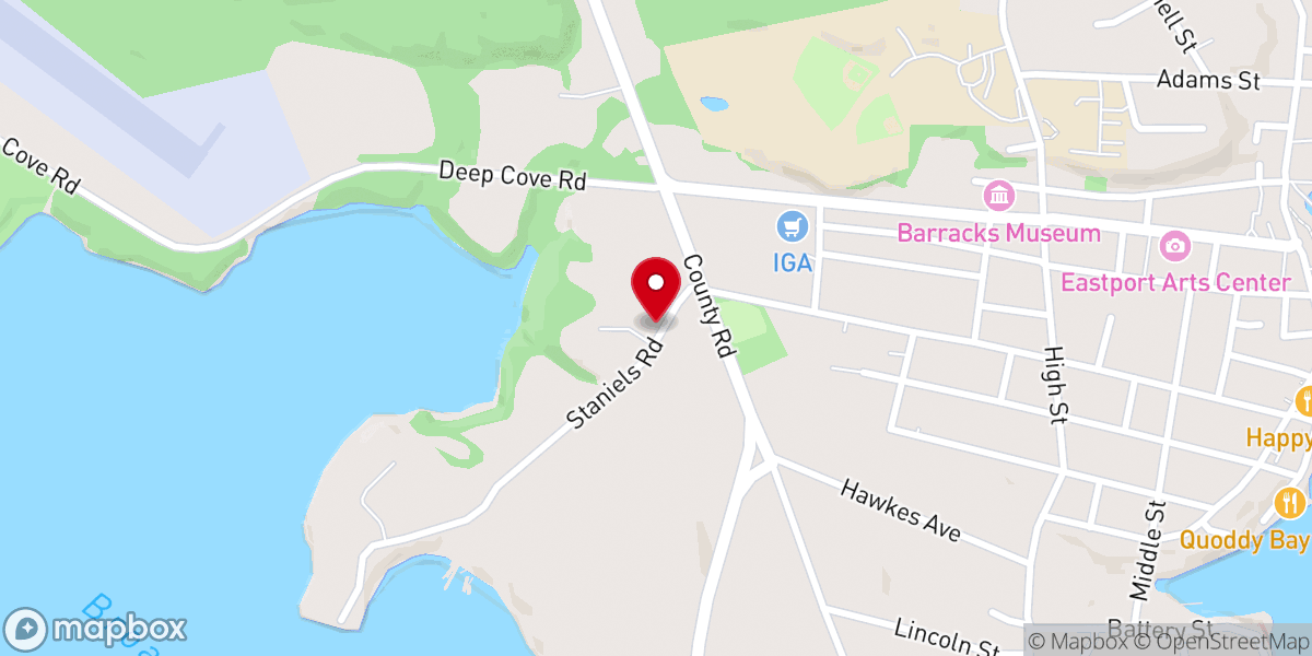 Map showing location of Cornerstone Baptist Church