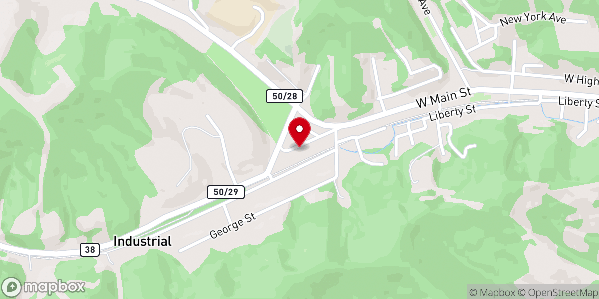 Map showing location of Salem Church of God