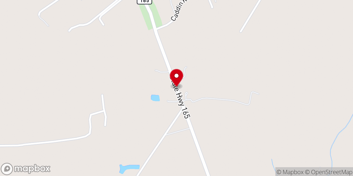 Map showing location of Peaceful Way Farm