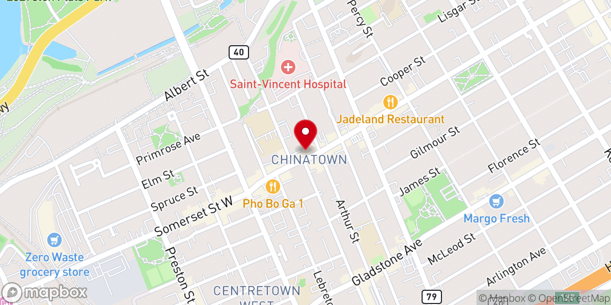 Map showing location of Christ the Saviour Orthodox Church
