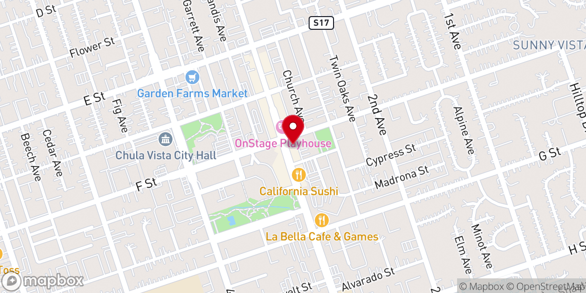 Map showing location of Catholic Store