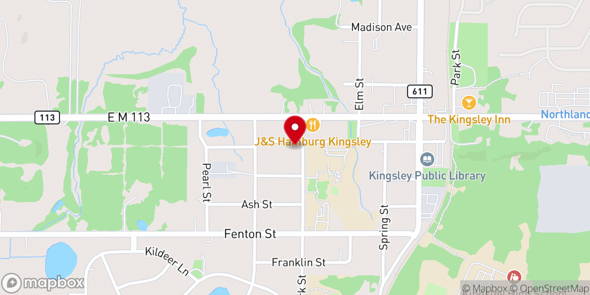 Map showing location of Free Methodist Church