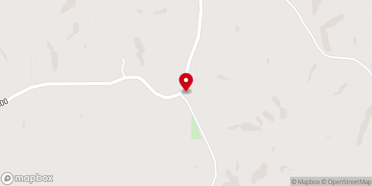 Map showing location of Pine Grove Baptist Church