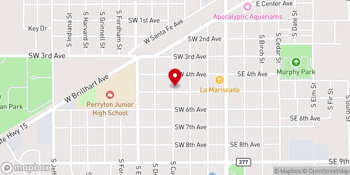 Map showing location of Canaan Christian Church