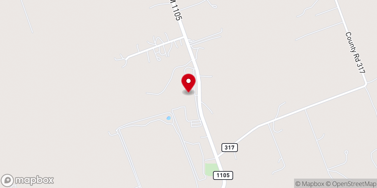 Map showing location of Zion Lutheran School