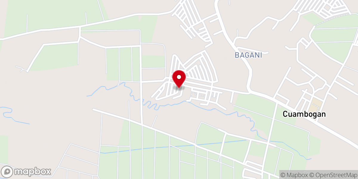 Map showing location of TAGUM FUNDAMENTAL BAPTIST MISSION IN CUAMBUGAN