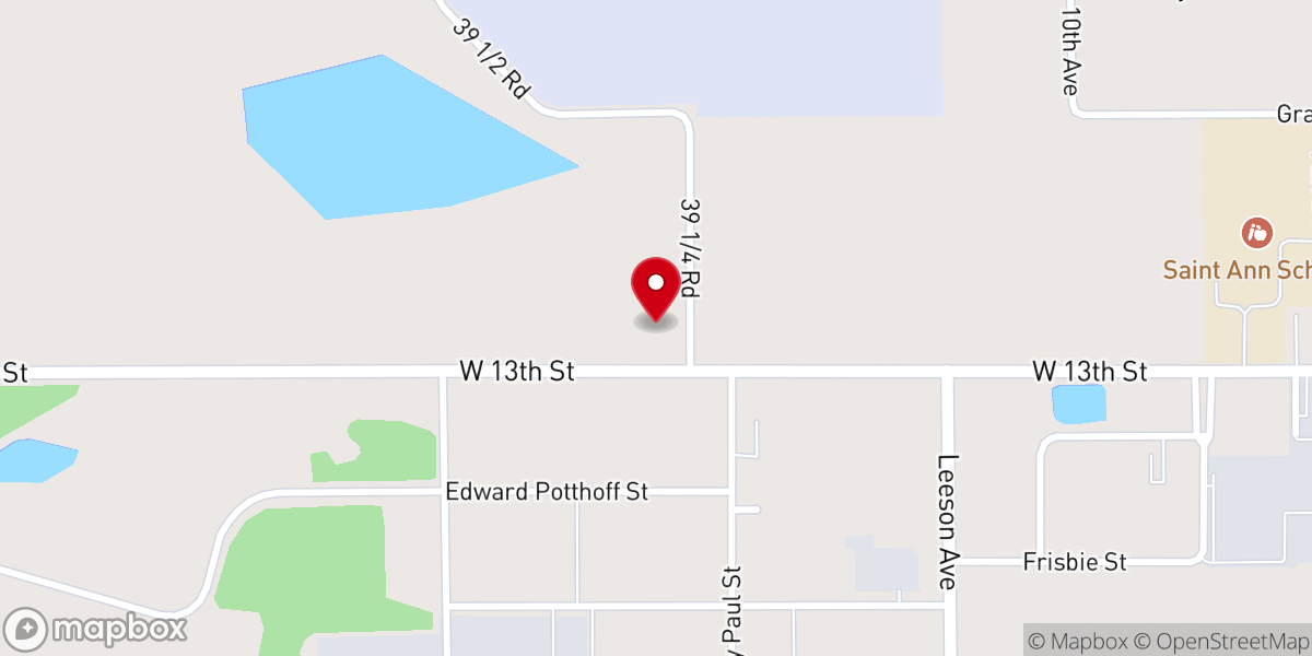 Map showing location of The Tabernacle - Cadillac Campus