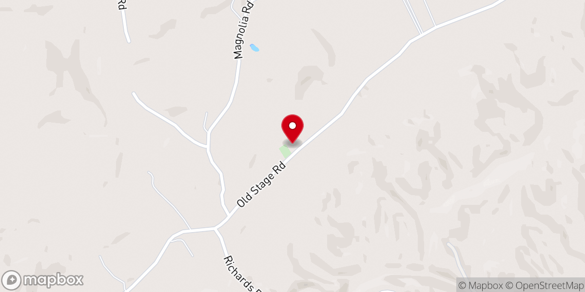 Map showing location of Magnolia Church