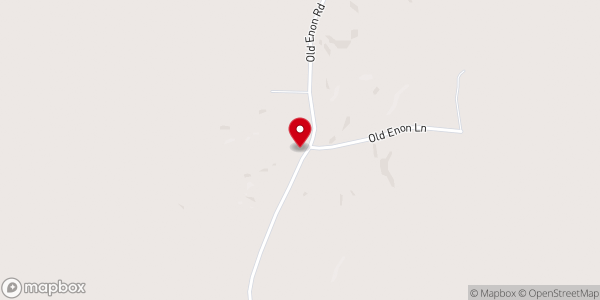 Map showing location of Old Aenon Church