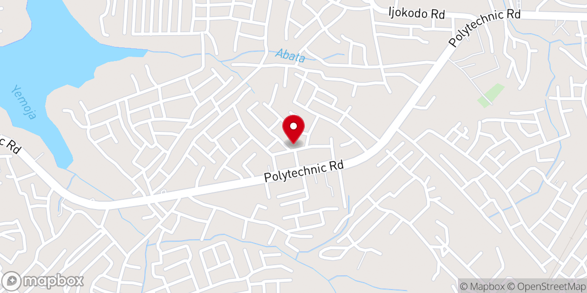 Map showing location of Living Faith Church Eleyele