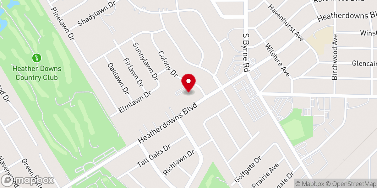 Map showing location of Church of St. Andrew United Methodist