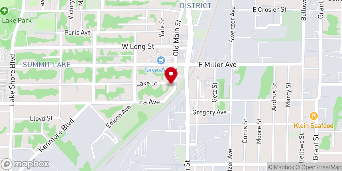 Map showing location of Saints Temple Church