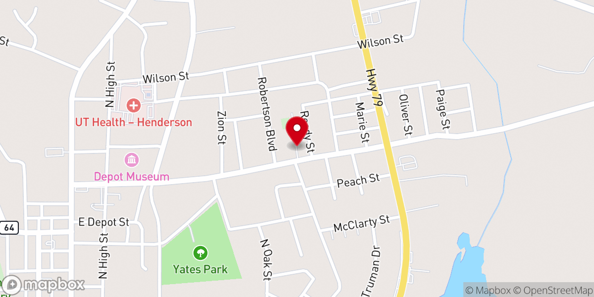 Map showing location of Flanagan Heights