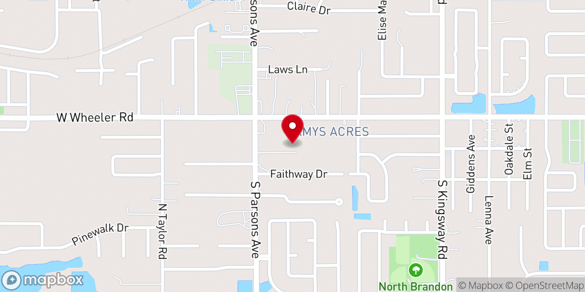 Map showing location of Word of His Grace Church