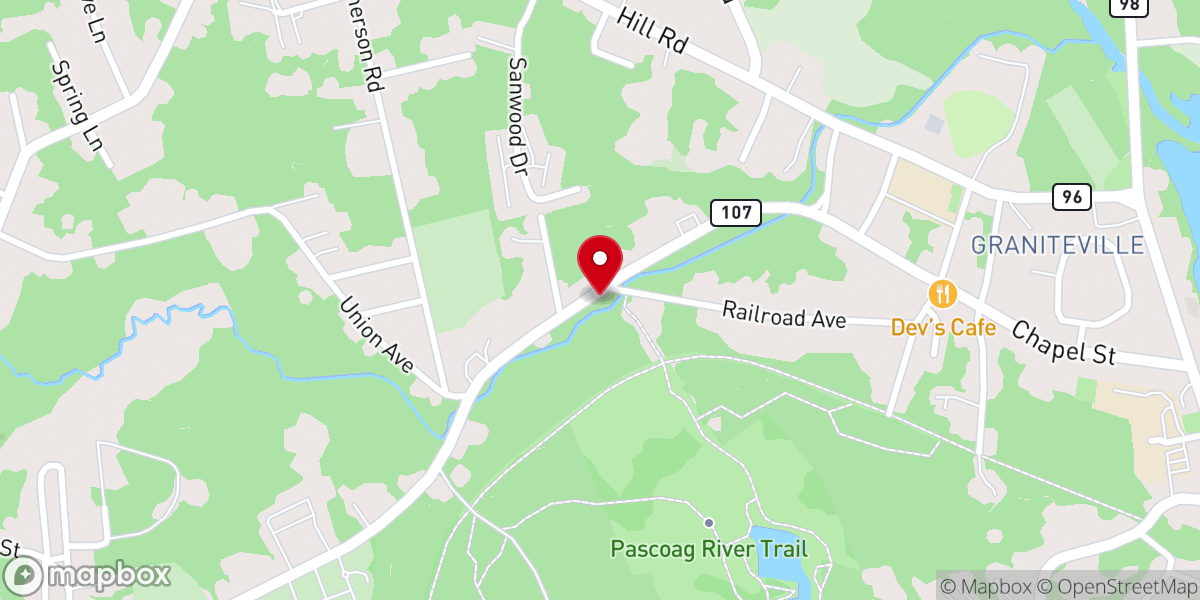 Map showing location of Berard-Desjarlais American Legion Post 88