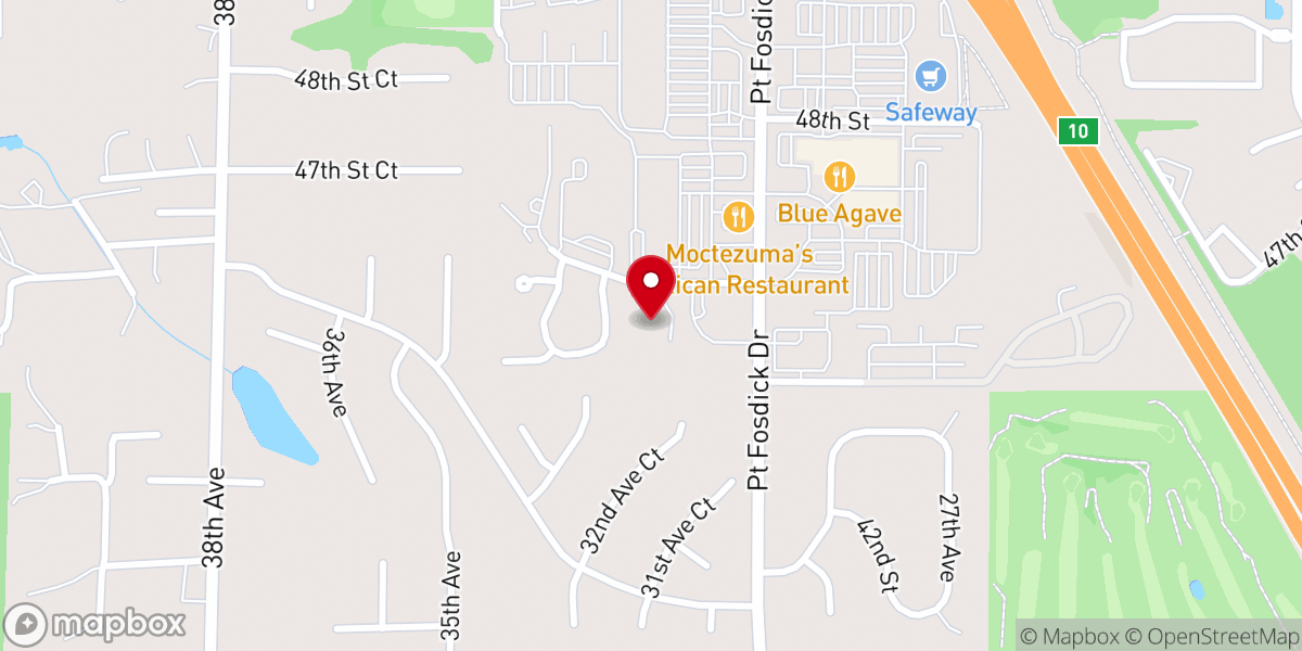 Map showing location of Peninsula Christian Fellowship