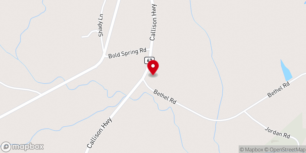 Map showing location of Chapel In The Pines