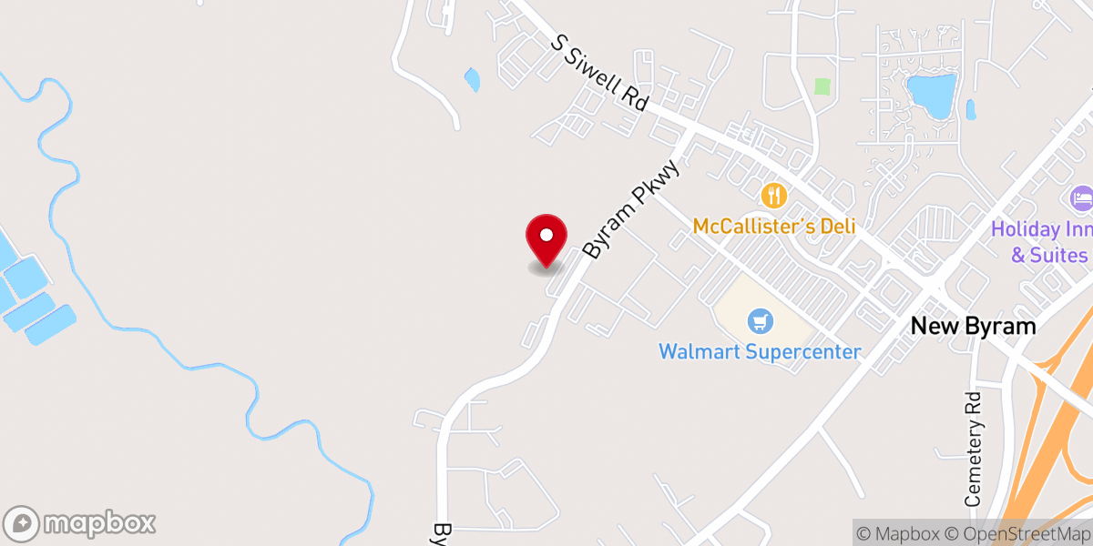 Map showing location of New Beginnings Christian Life Center