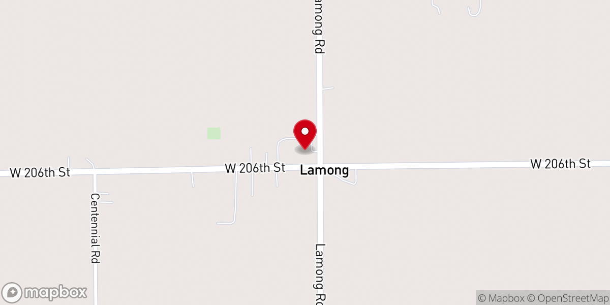 Map showing location of Christ Community Church